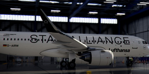 [A32NX] Airbus A320neo Star Alliance Lufthansa D-AIRW in 8k thumbnail 6