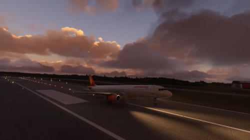 Airbus A321 Sunwing Livery