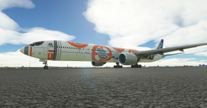 All Nippon Airways / ANA Star Wars BB-8 CaptainSim 777-300ER thumbnail 3