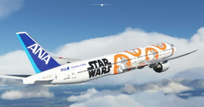 All Nippon Airways / ANA Star Wars BB-8 CaptainSim 777-300ER thumbnail 12