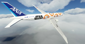 All Nippon Airways / ANA Star Wars BB-8 CaptainSim 777-300ER thumbnail 5