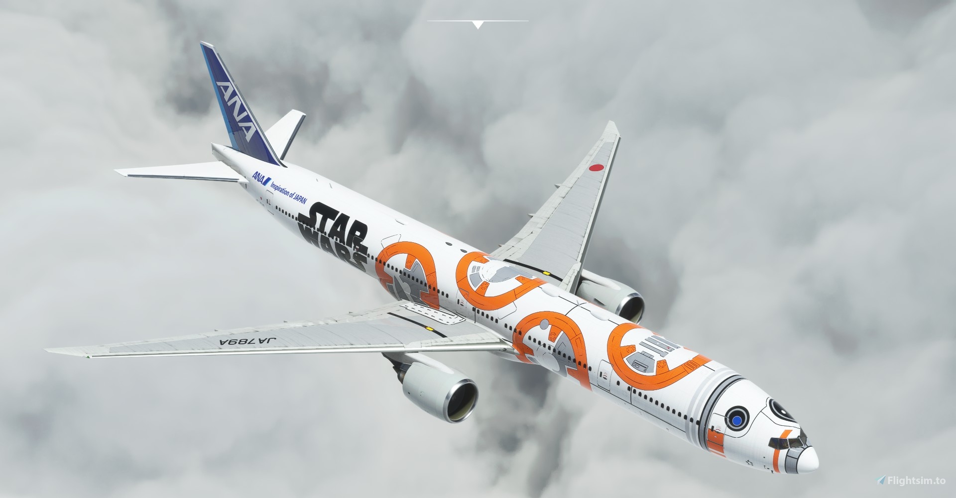 All Nippon Airways / ANA Star Wars BB-8 CaptainSim 777-300ER 