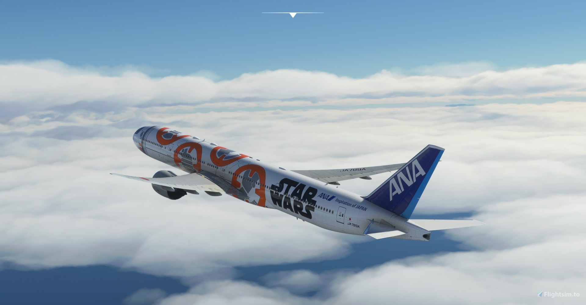All Nippon Airways / ANA Star Wars BB-8 CaptainSim 777-300ER 