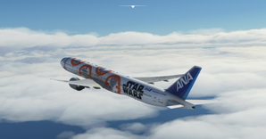 All Nippon Airways / ANA Star Wars BB-8 CaptainSim 777-300ER thumbnail 9