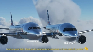 [A32NX] American Airlines chromed edition 8K ultra thumbnail 19