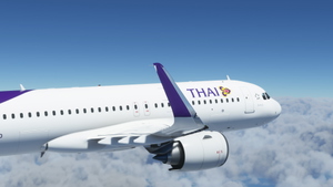 Asobo A320neo Thai Airways HS-TXD [8K] thumbnail 3