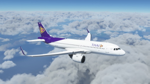 Asobo A320neo Thai Airways HS-TXD [8K] thumbnail 2