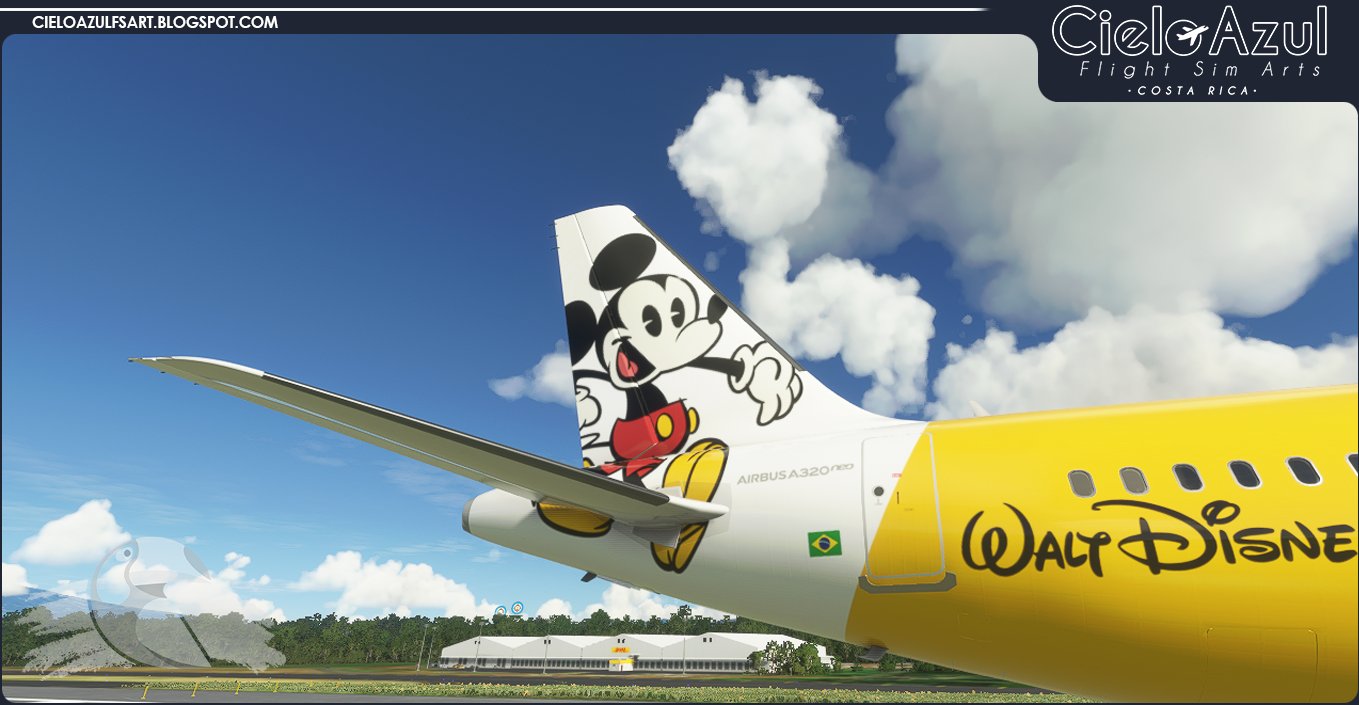 [A32NX] Azul Linhas Aereas | Disney | FlyByWire Airbus A320neo (8K) - Image 2
