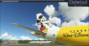 [A32NX] Azul Linhas Aereas | Disney | FlyByWire Airbus A320neo (8K) thumbnail 2