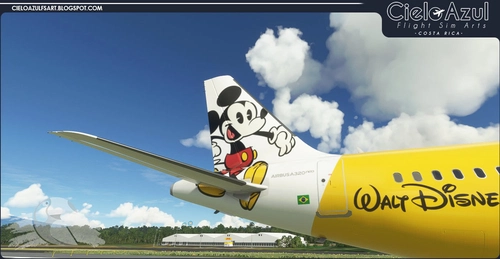 [A32NX] Azul Linhas Aereas | Disney | FlyByWire Airbus A320neo (8K)