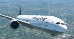 Lufthansa Cargo "1980 livery" CaptainSim 777-200F thumbnail 10