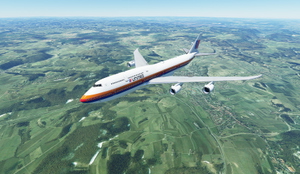 B747-8 United Airlines Saul Bass thumbnail 6