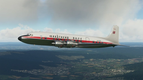 Braathens Safe DC6-B