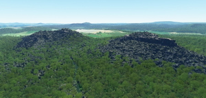 Saxon Switzerland - Table mountains to the left of the river Elbe thumbnail 1