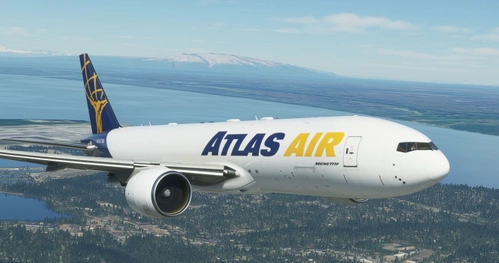 Captain Sim B777-200F Atlas Air [8K Fictional]