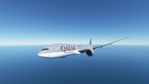 Captain Sim B777F Qatar Cargo A7-BFL | 4K | Discontinued