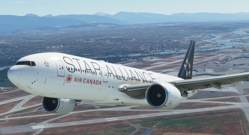 CaptainSim 777-200 Air Canada (Star Alliance) [8K Fictional]