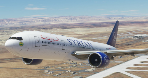 CaptainSim 777-200 Syrian Airlines [8K Fictional]