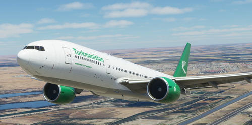 CaptainSim 777-200 Turkmenistan Airlines [8K]