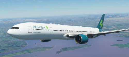 CaptainSim 777-300 Aer Lingus (New Livery) [8K Fictional]
