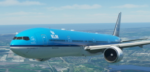 CaptainSim 777-300 KLM (old colors) [8K] thumbnail 1