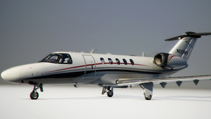 Citation CJ4 Black/Red Livery thumbnail 3