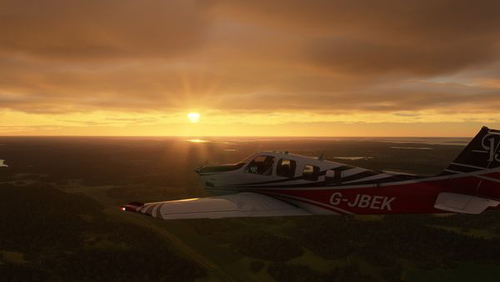 A VFR Flightplan across Sweden