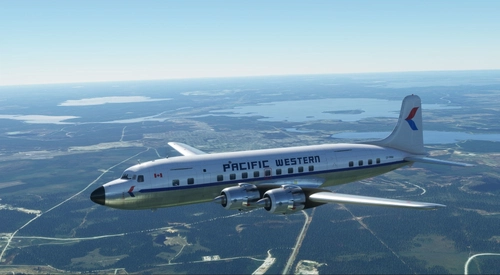 DC-6B Pacific Western PMDG