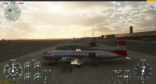 DC6B Austrian Retro