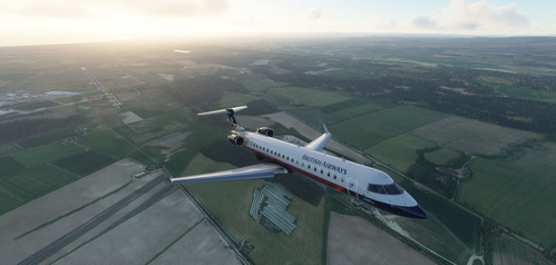 EGPE (Inverness, Scotland) real passenger and cargo routes