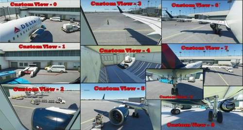 FlyByWire A320NX - Custom Views Improved