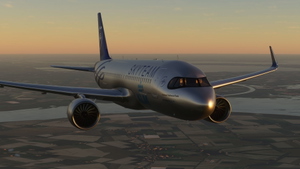 [A32NX] KLM Skyteam silver livery 8K thumbnail 1