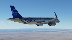 [A32NX] Saudia Skyteam silver livery 8K thumbnail 3