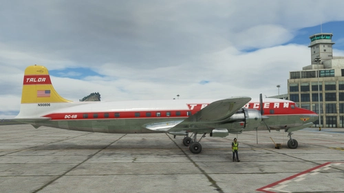 PMDG DC-6B Transocean Airlines