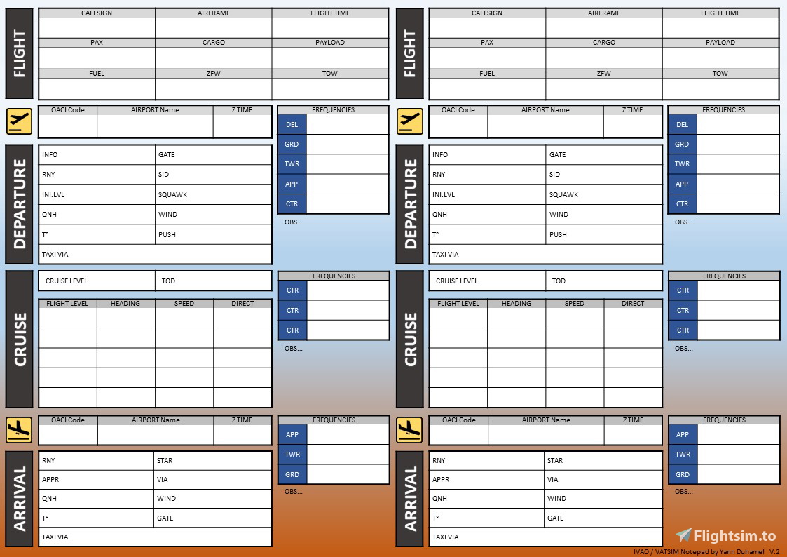 IVAO/VATSIM Notepad - Image 1