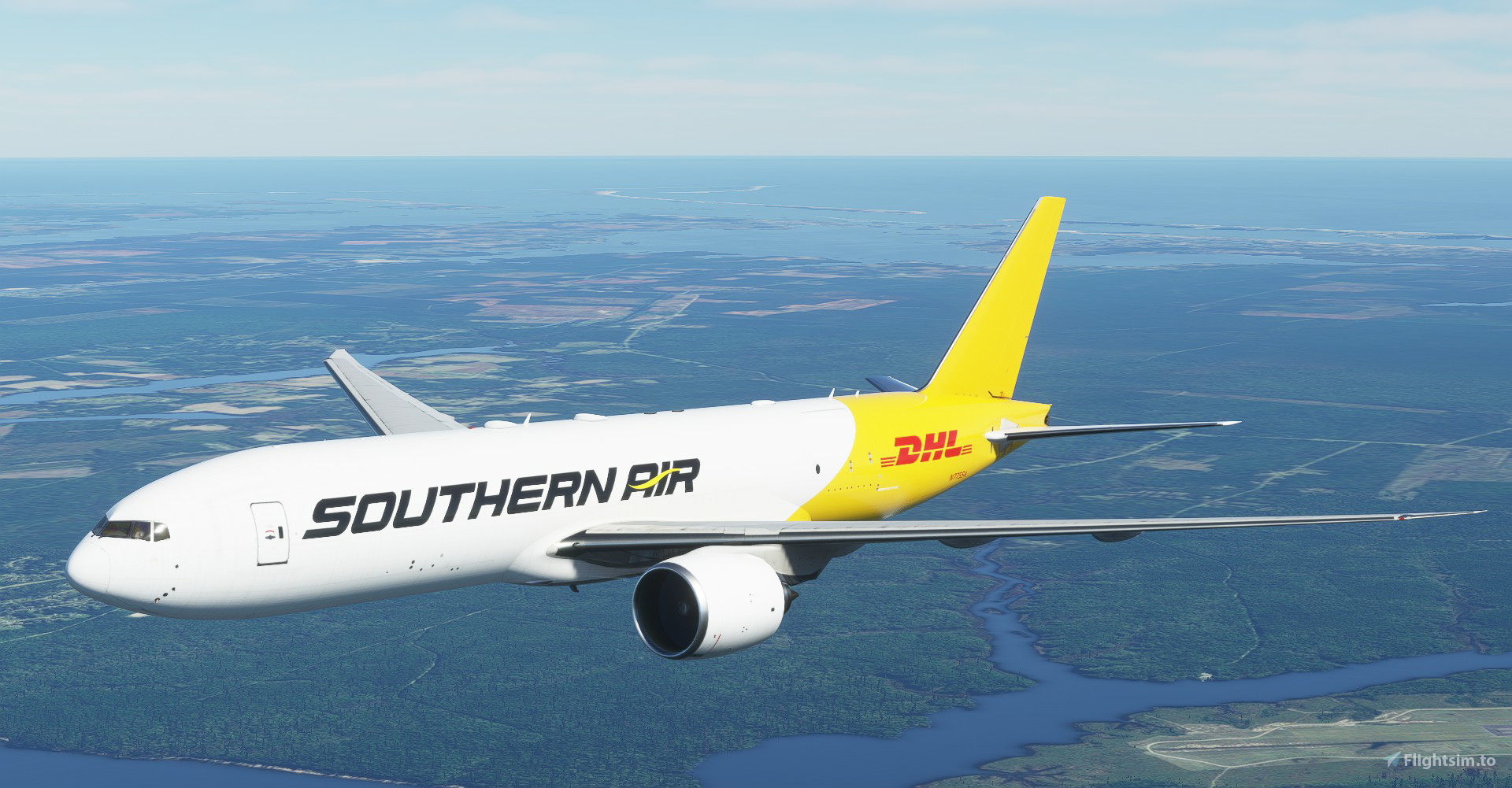 Southern Air / DHL CaptainSim 777-200F for Microsoft Flight