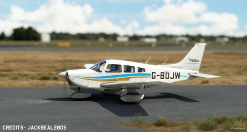 JustFlight PA28 Warrior - Phoenix Aviation G-BUJP, G-BOJW, G-BOHA and G-BFBR