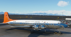 South African Airways Old Livery DC-6 (Outeniqua DC-4 Colors) thumbnail 2