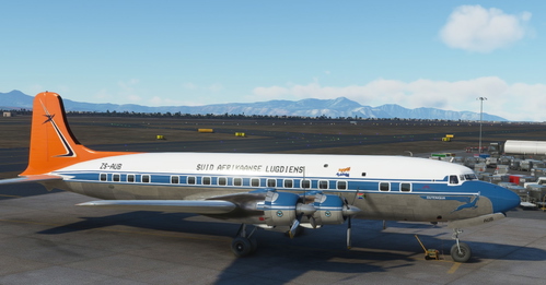 South African Airways Old Livery DC-6 (Outeniqua DC-4 Colors)