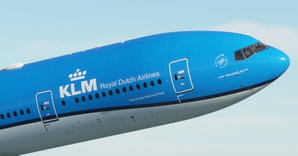 KLM "2014 livery" CaptainSim 777-300ER thumbnail 3