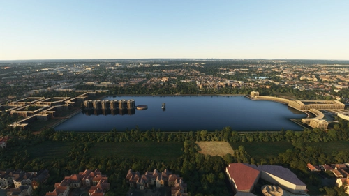 Lac de la Sourderie and other landmarks for Saint-Quentin-en-Yvelines