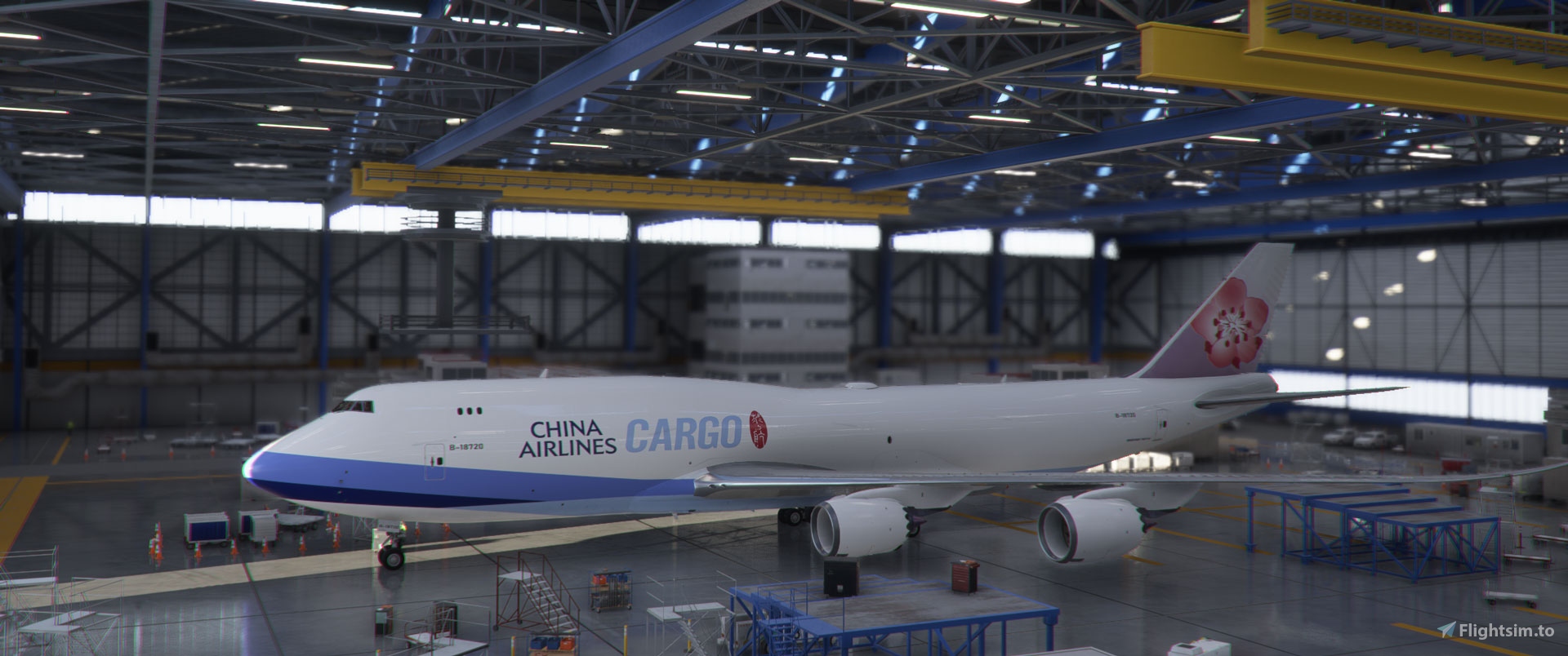 Asobo Boeing 747-8i China Airlines Cargo (No Mirroring) [4K] for 