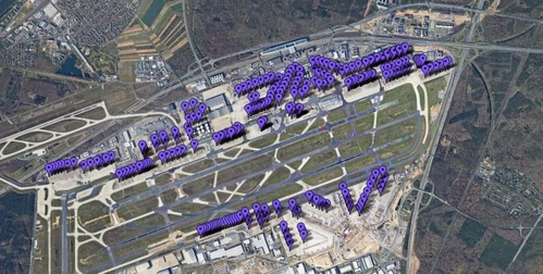 Pilot2ATC Frankfurt EDDF Taxiways and Gates