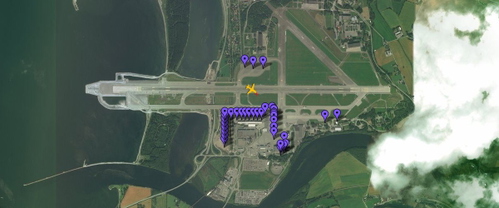 Pilot2ATC - Trondheim Airport, Værnes ENVA - Taxiways and Gates
