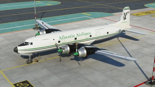 PMDG DC-6A Atlantic Airlines G-SIXC