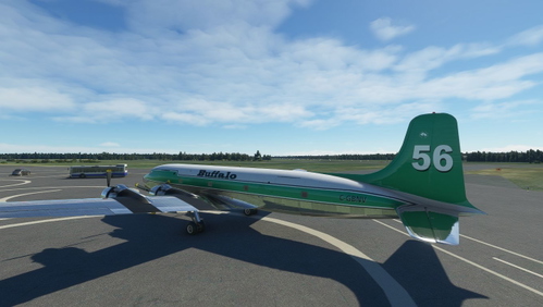 PMDG DC-6A interpretation Buffalo Airways C-GBNV No 56 (8K)