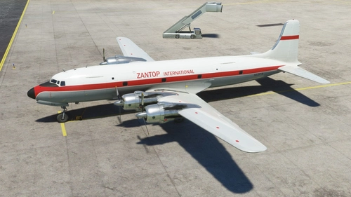 PMDG DC-6A Zantop International N515TS