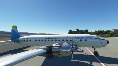 PMDG DC-6B for Air Asturias VA