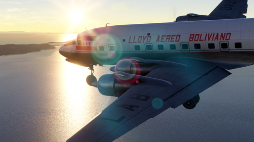 PMDG DC-6B - Lloyd Aereo Boliviano CP-740