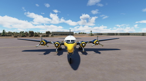 PMDG DC-6B - Virtual Blue Angels - N8BA "Navy 8" thumbnail 4